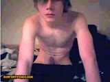 Cute chat boy wanks it
